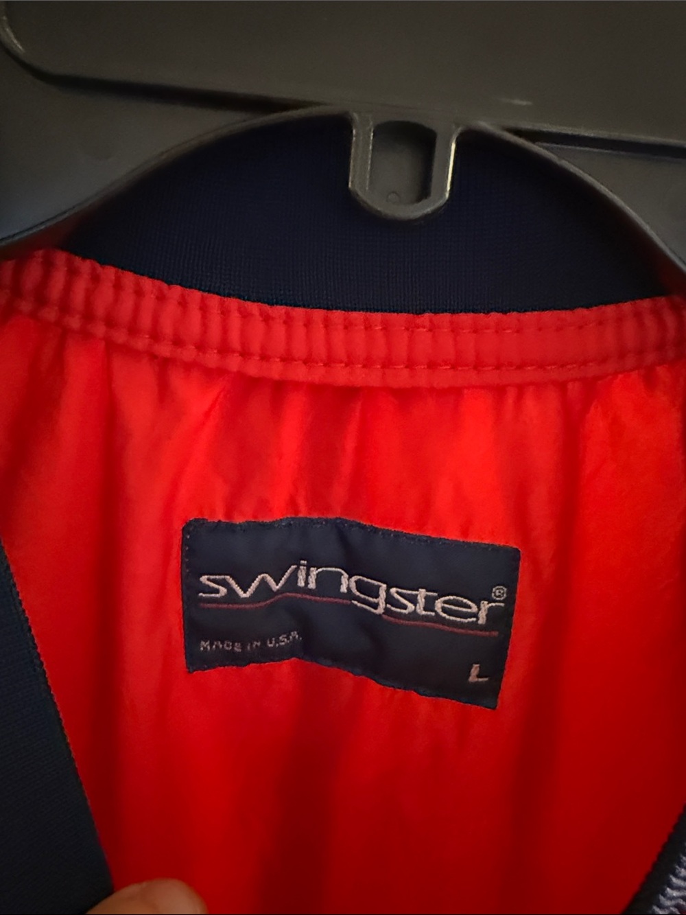 USA Red & Navy Windbreaker Jacket - Mens - Picture 4 of 4